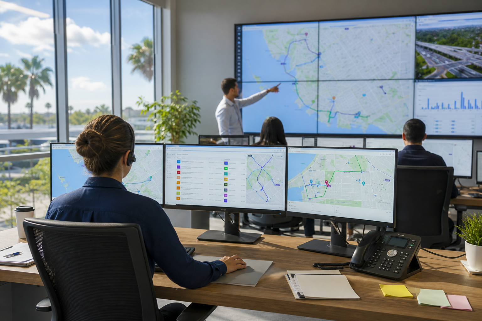 Onfleet inspired logistics app preview