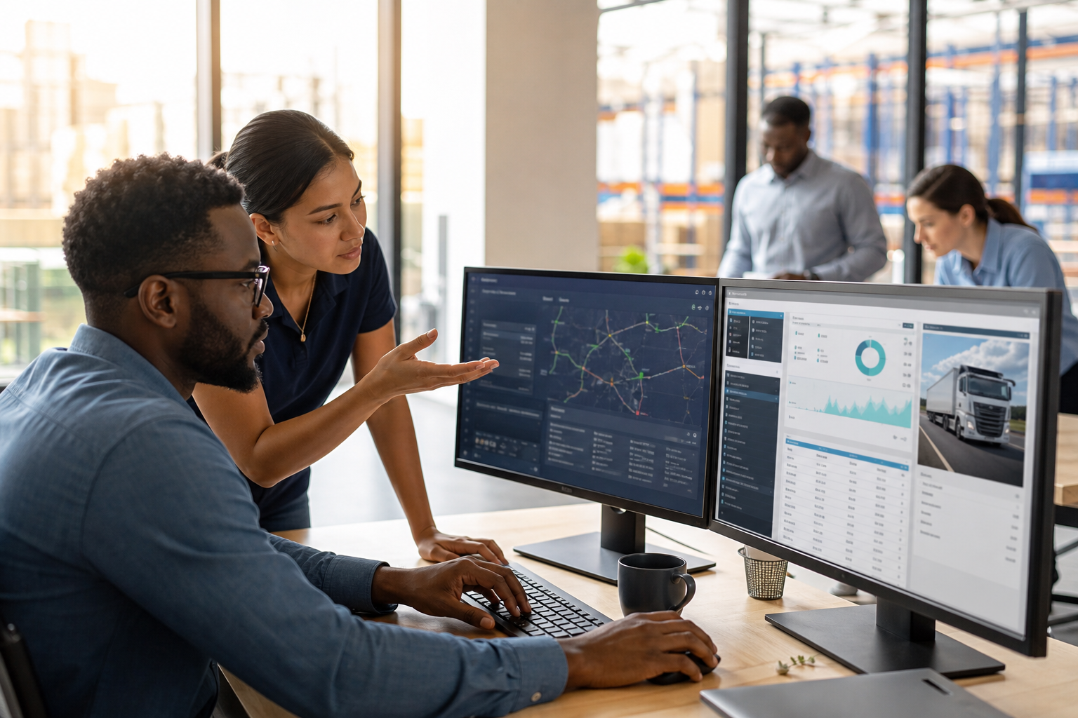 Logistics app specialists designing a transport and delivery platform for South African businesses