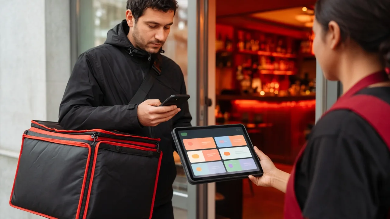 DoorDash Drive inspired last mile delivery app preview