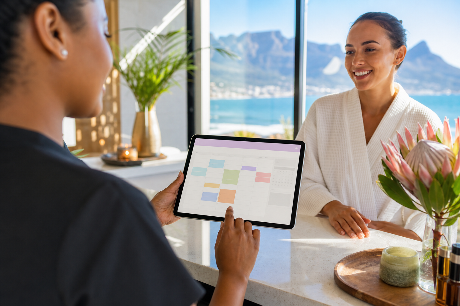 Booksy inspired massage-booking app preview