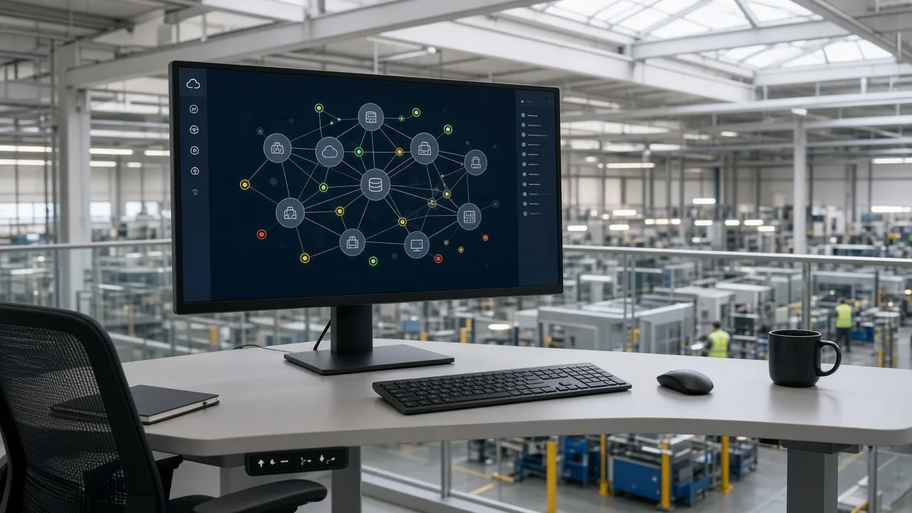 Plex style manufacturing platforms inspired manufacturing-software app preview