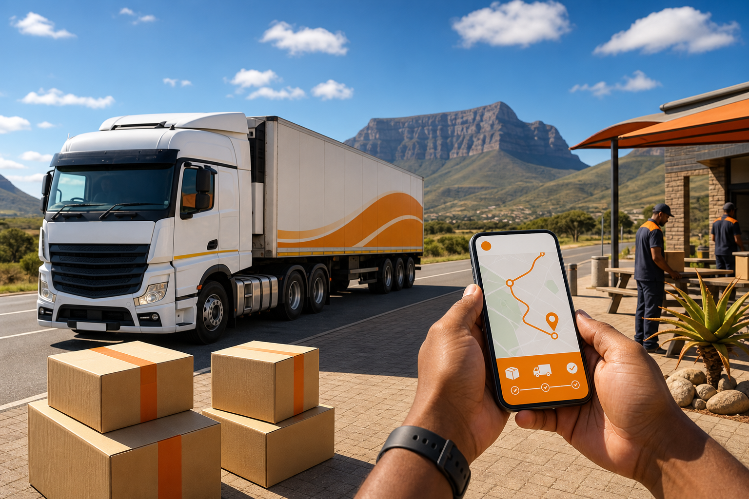 Roadie inspired packers movers app preview