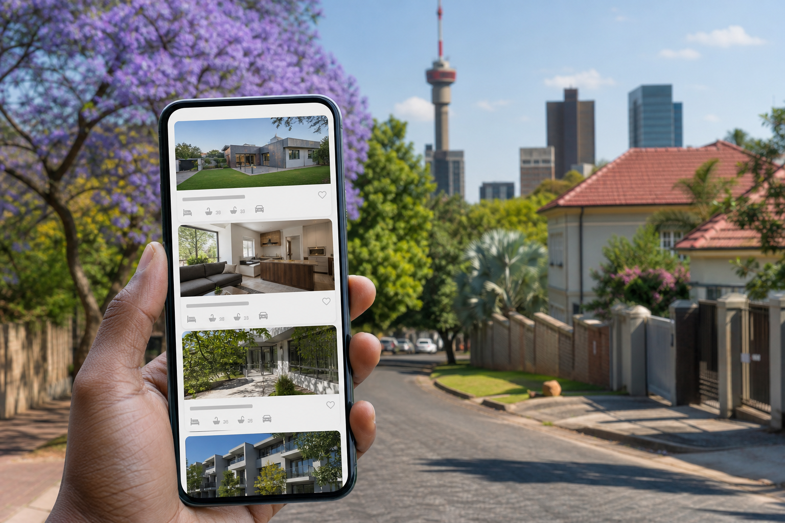 Property24 inspired real-estate app preview