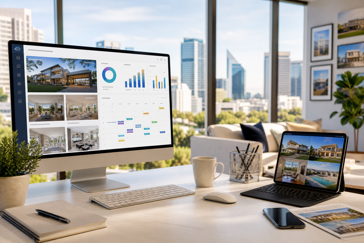 Realtor inspired real-estate app preview