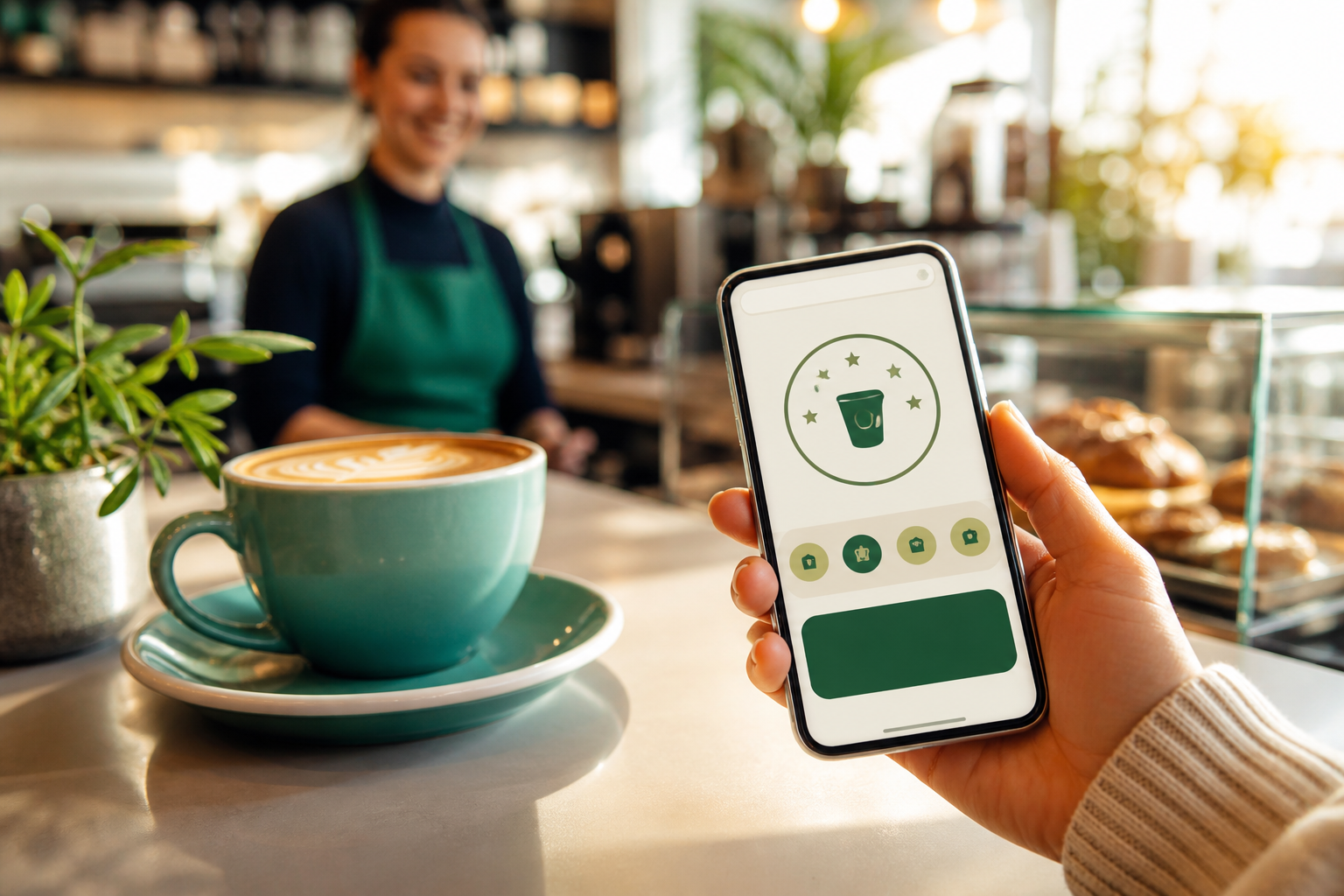 Starbucks inspired restaurant app preview
