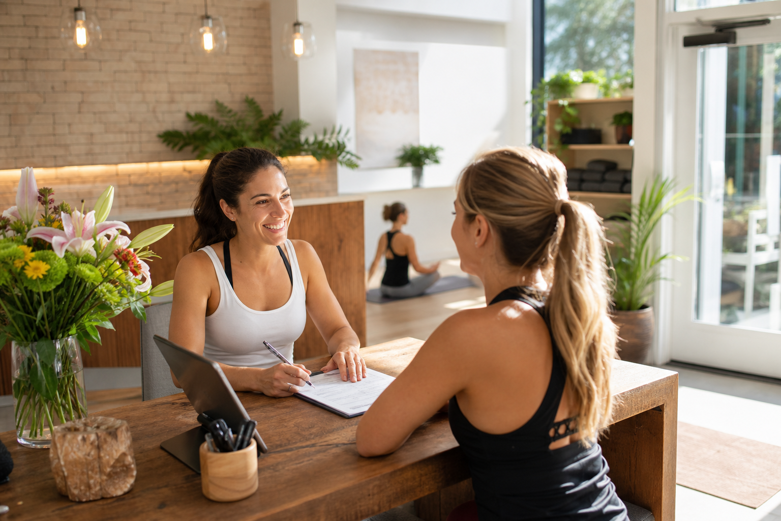 Mindbody inspired salon booking app preview