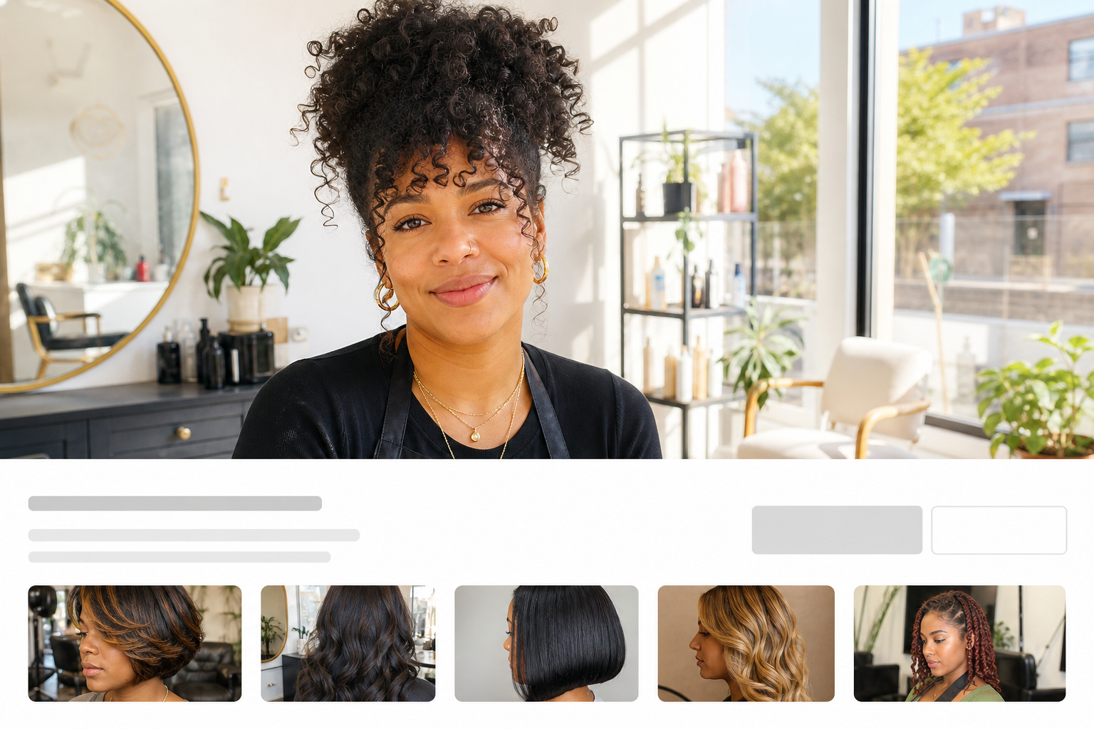 StyleSeat inspired salon booking app preview