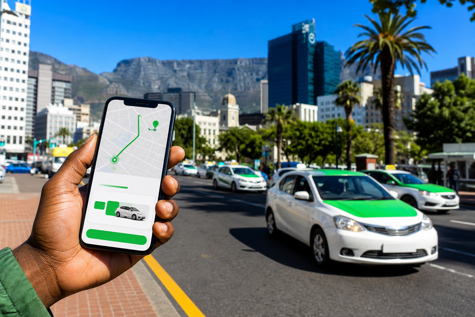 Bolt inspired taxi booking app preview