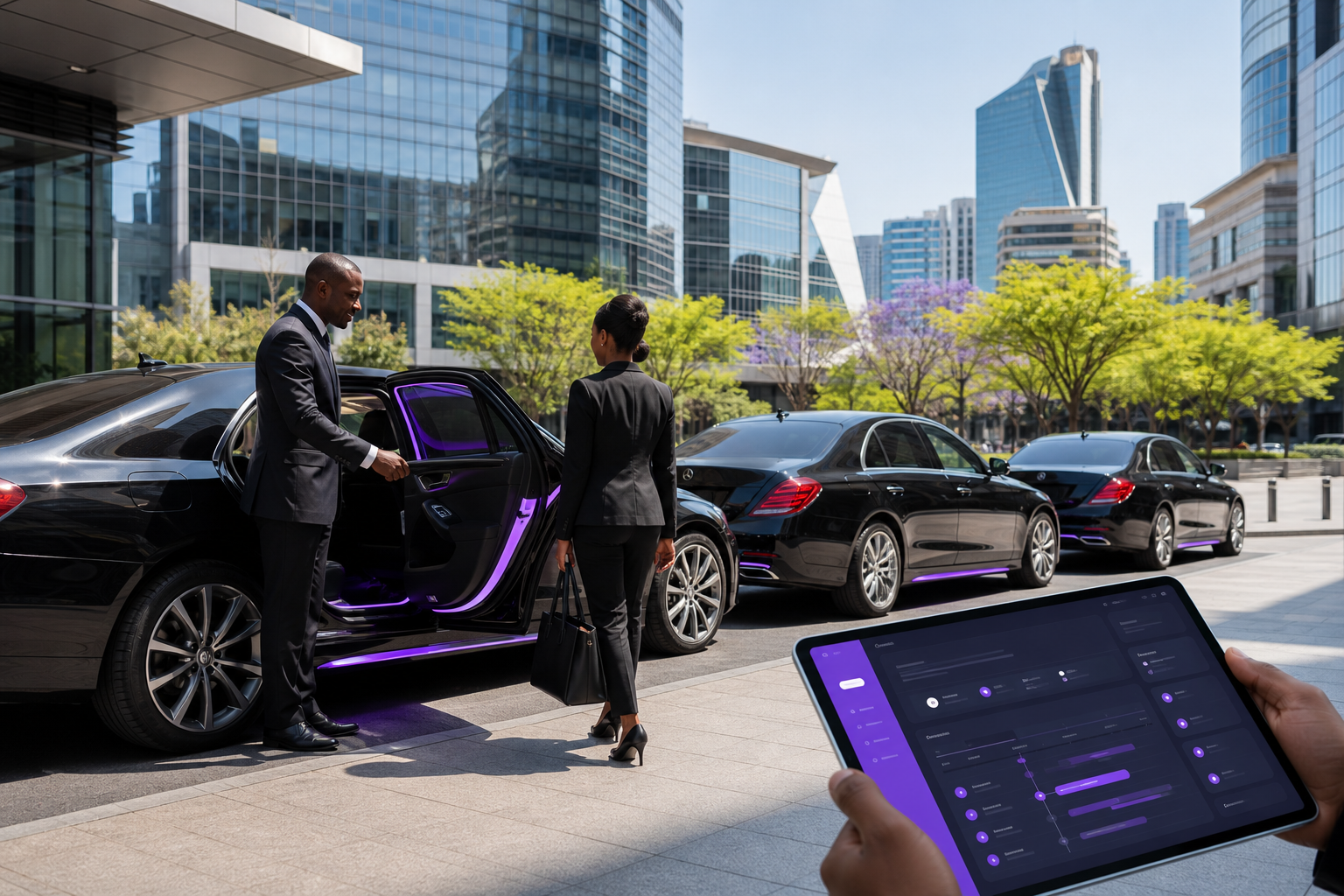 Cabify inspired taxi booking app preview