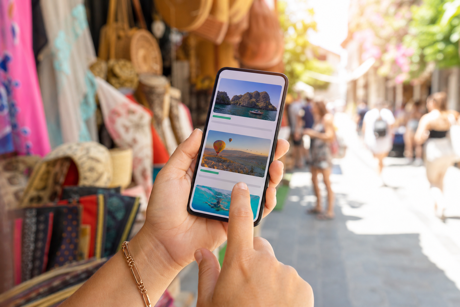 Klook inspired travel app preview
