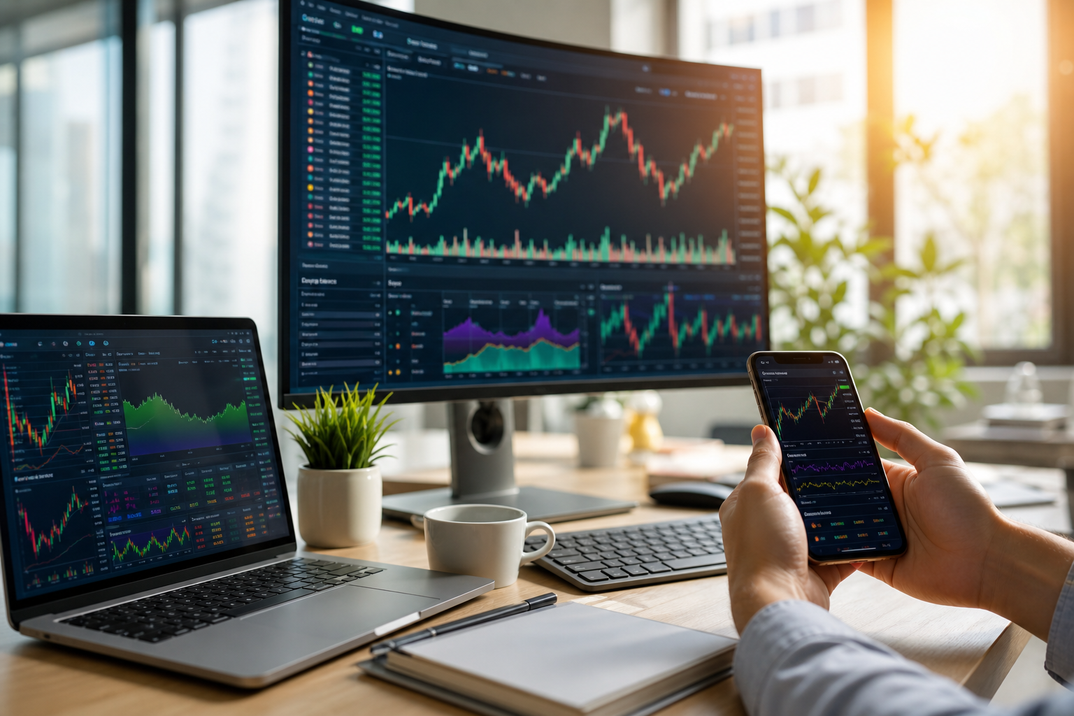 Binance inspired trading-software app preview