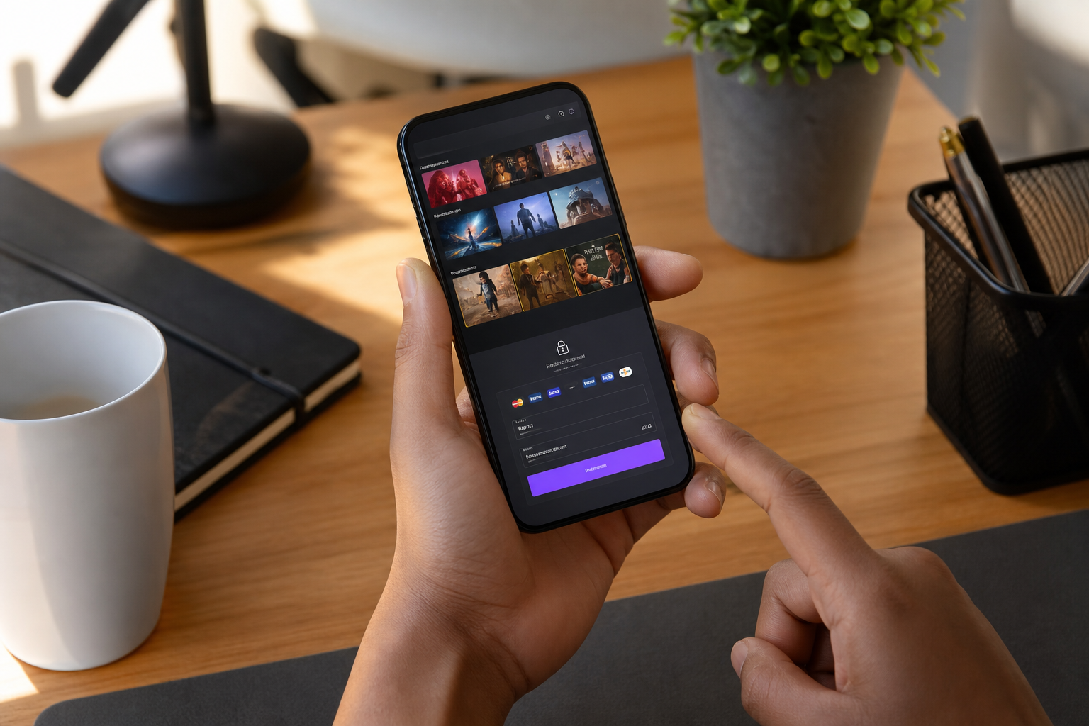 Prime Video inspired video streaming platform preview