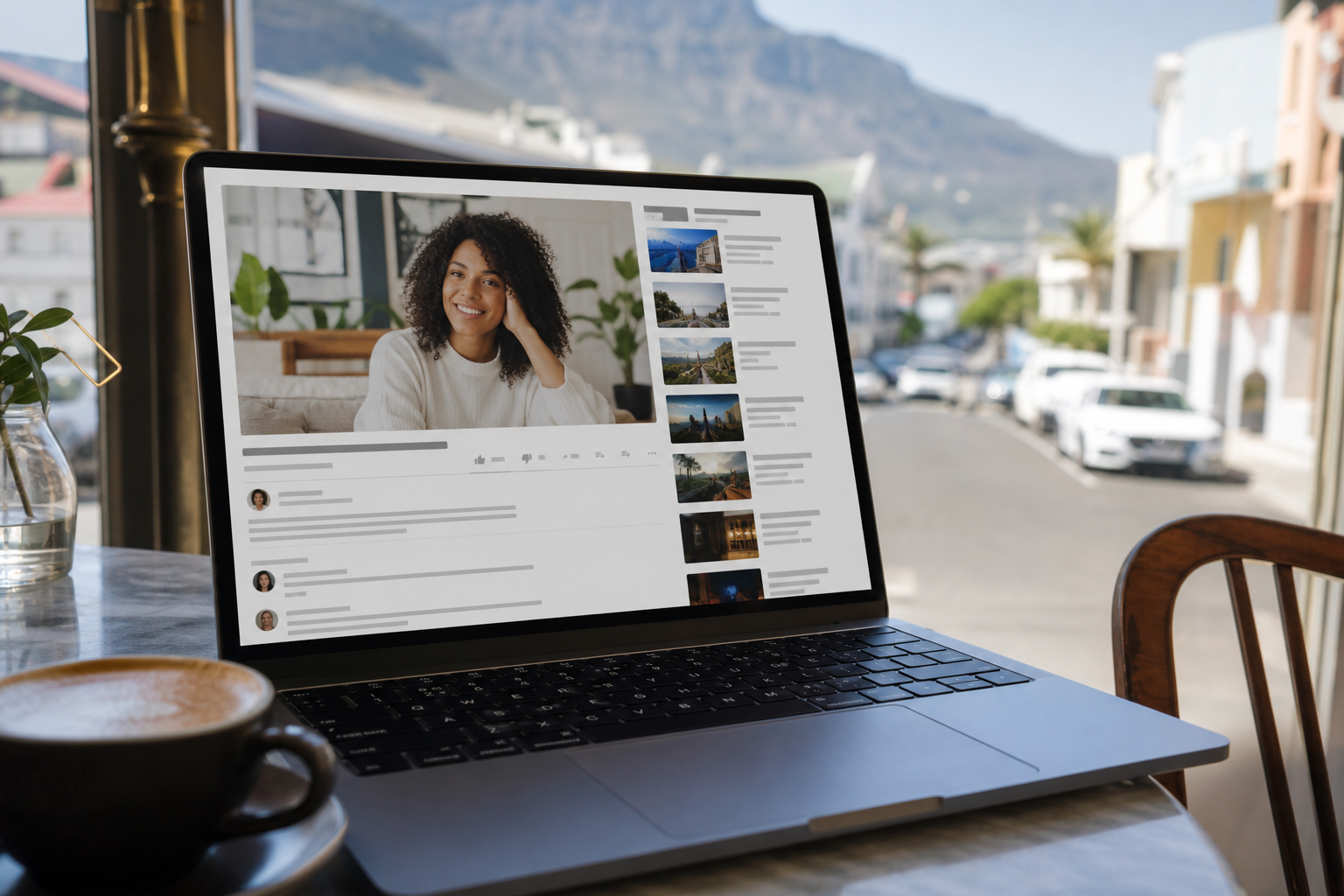 YouTube inspired video streaming platform preview