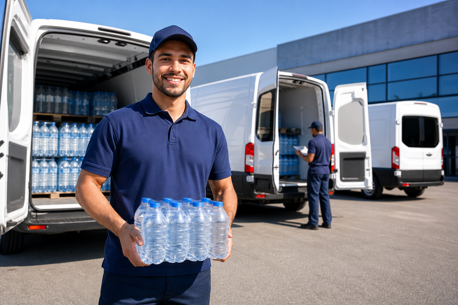 DoorDash inspired water delivery app preview