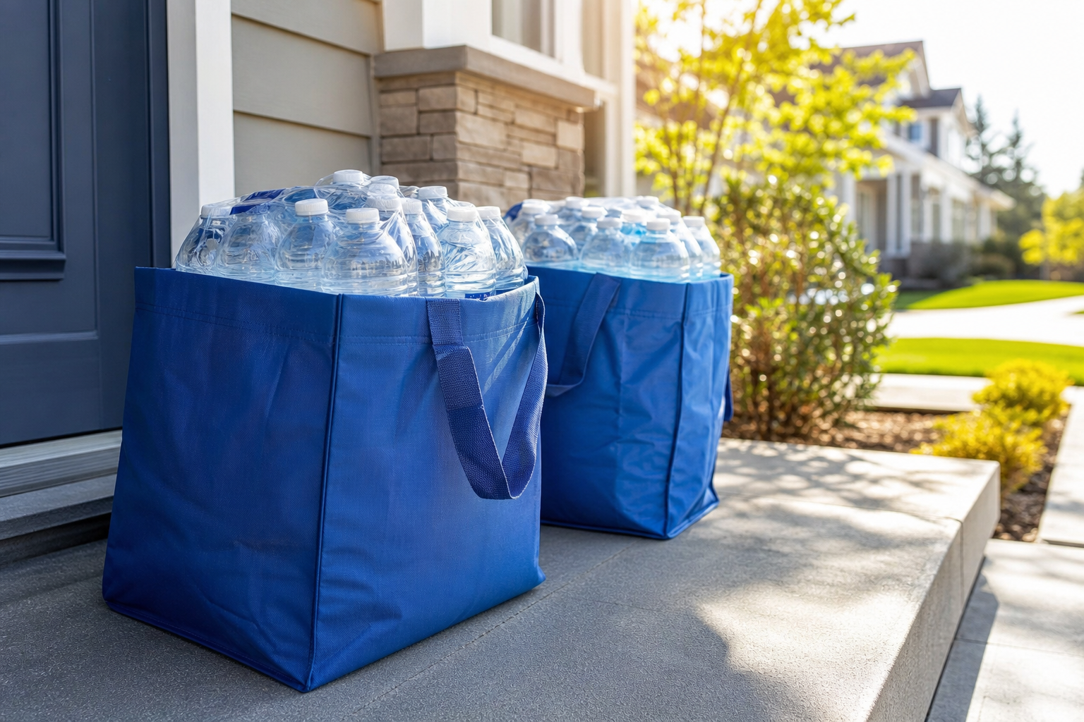 Instacart inspired water delivery app preview