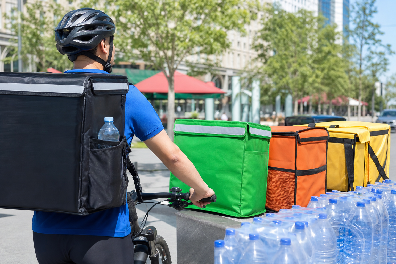 Uber Eats inspired water delivery app preview