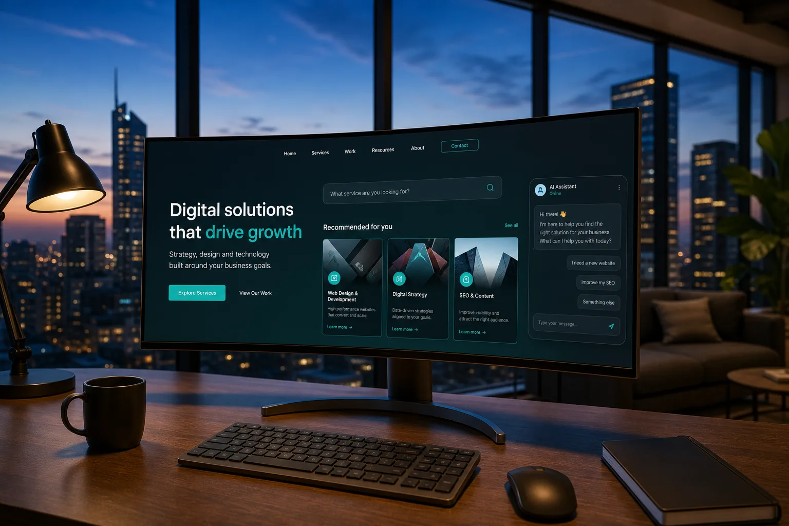 AI powered website features for South African and SADC business experiences