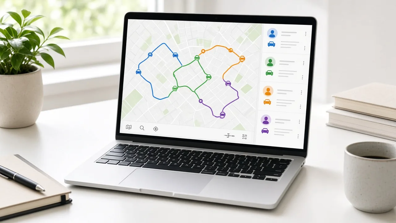 Routeware inspired waste-management-software app preview