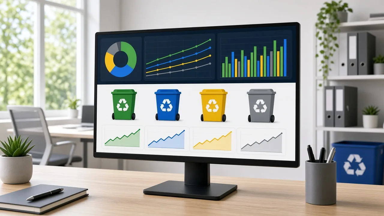 Recycle Track Systems inspired waste-management-software app preview