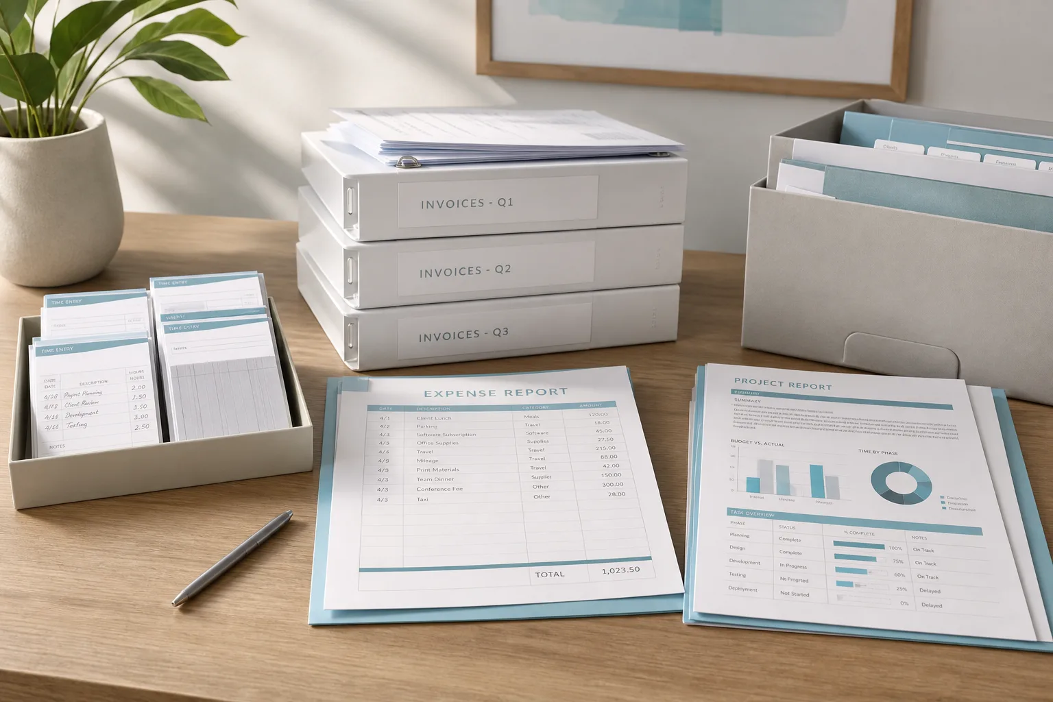 Apps Like Harvest inspired time tracking app software preview