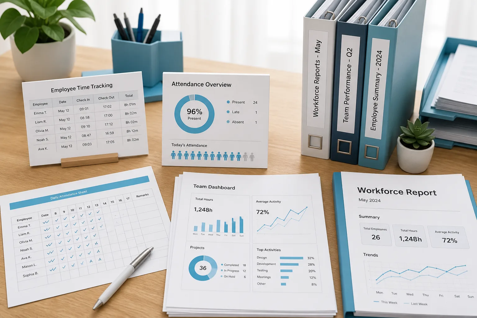 Apps Like Hubstaff inspired time tracking app software preview