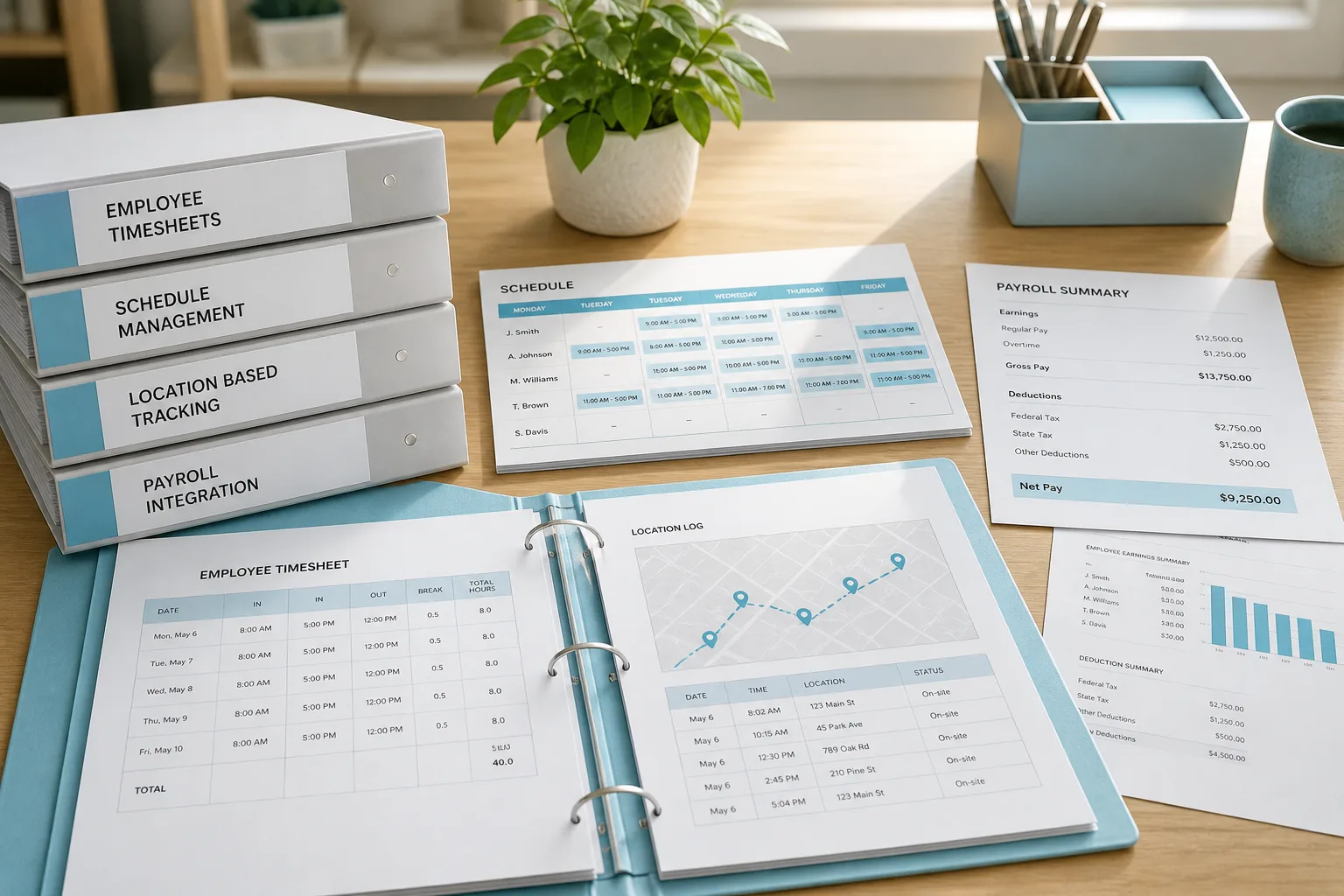 Apps Like QuickBooks Time inspired time tracking app software preview