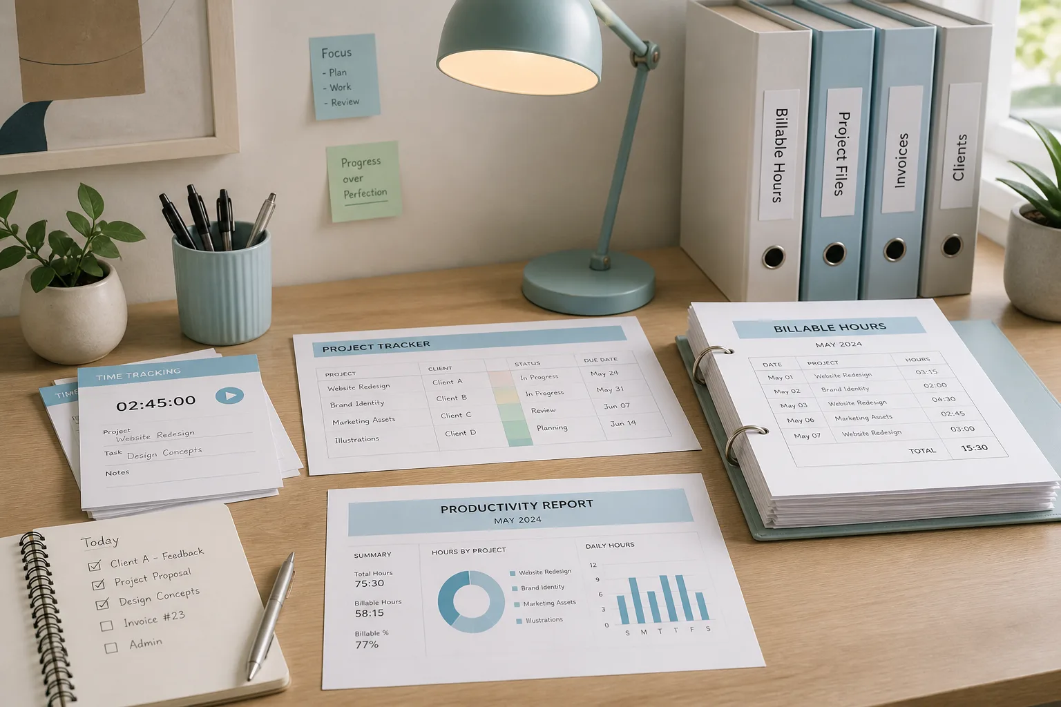 Apps Like Toggl Track inspired time tracking app software preview