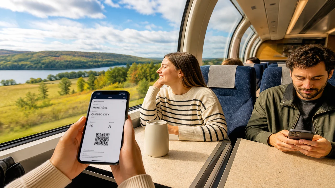 Apps Like VIA Rail inspired last mile delivery app preview