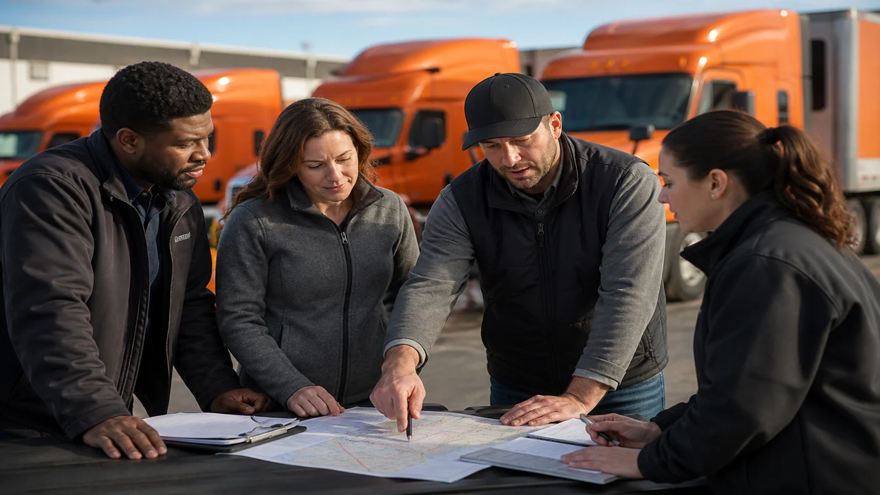 Apps Like Schneider FreightPower inspired last mile delivery app preview