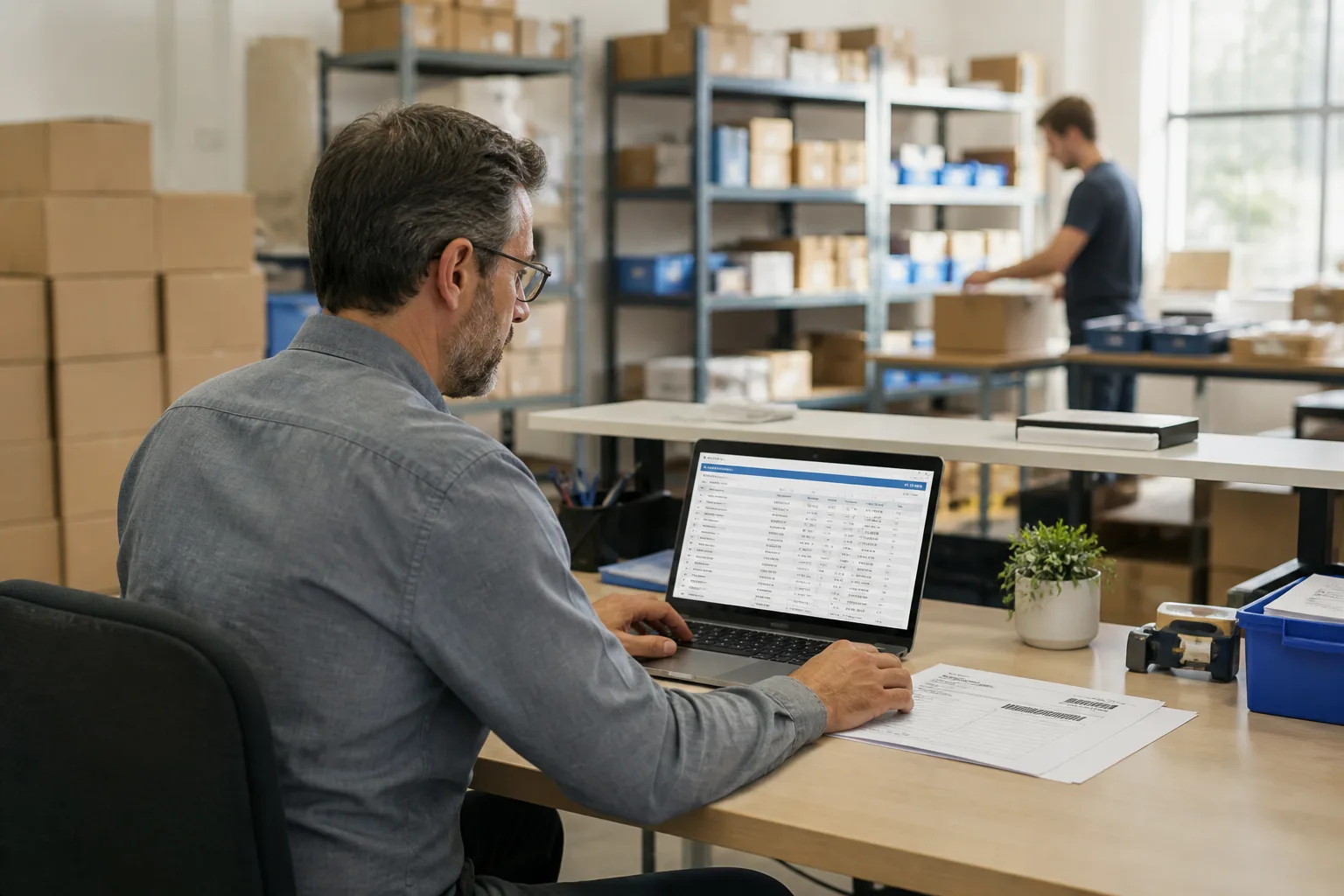 Fishbowl Warehouse inspired last mile delivery app preview