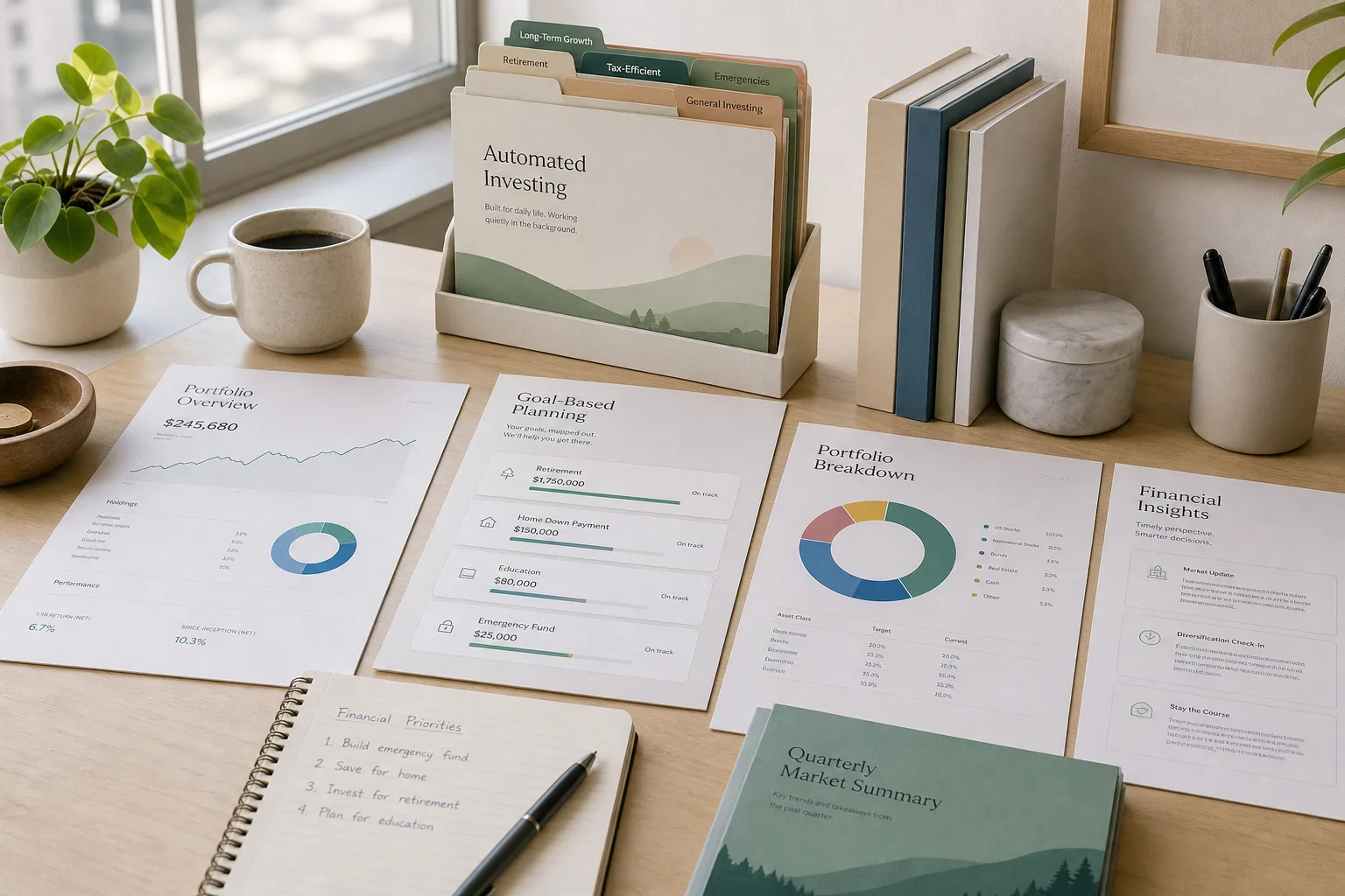 Apps Like Betterment inspired wealth management app software preview