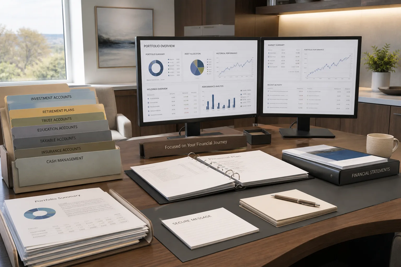 Apps Like Charles Schwab inspired wealth management app software preview