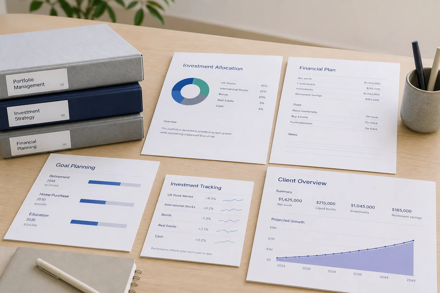 Apps Like Wealthfront inspired wealth management app software preview