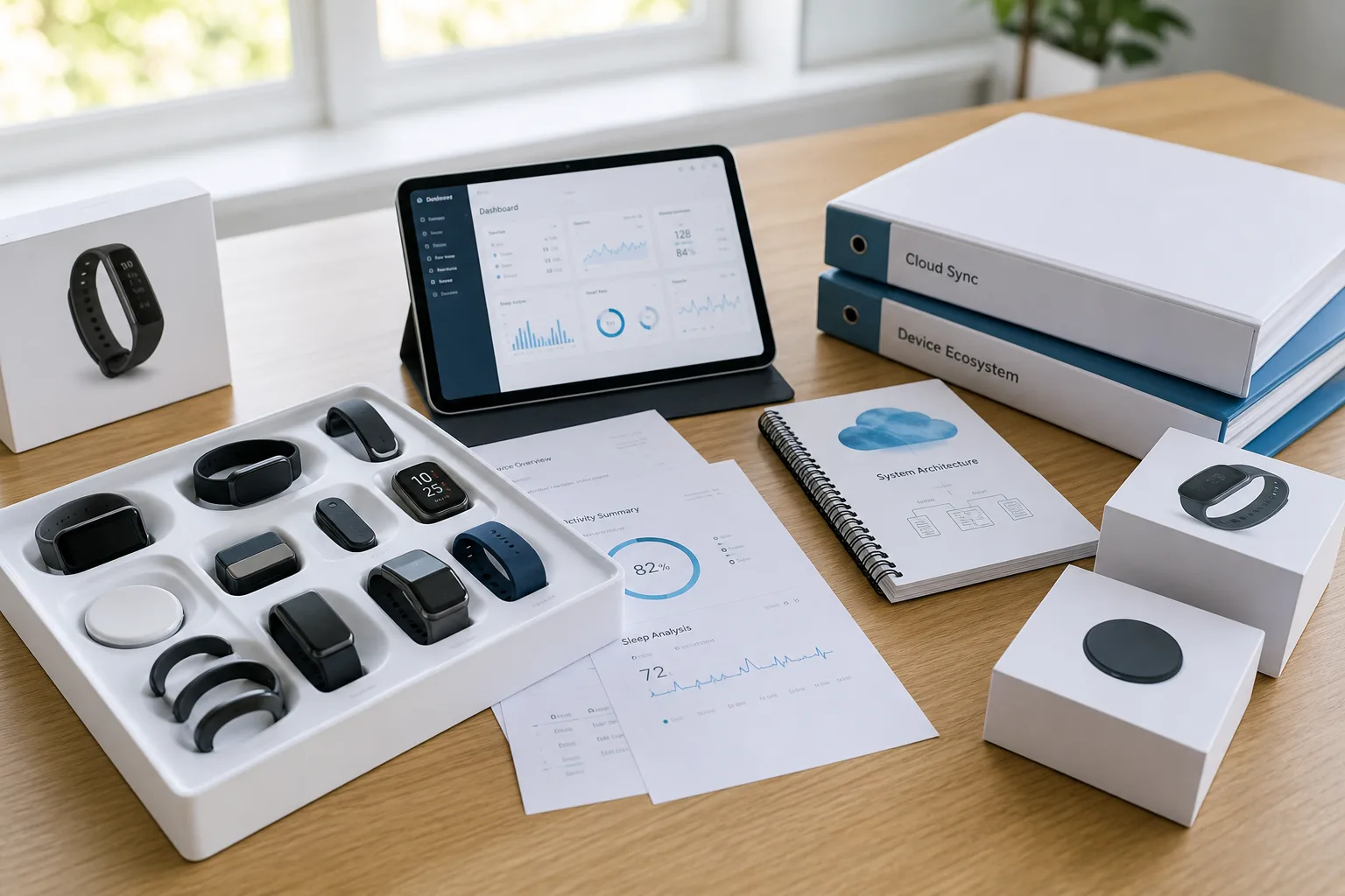 Custom Wearable Ecosystem inspired wearable software preview