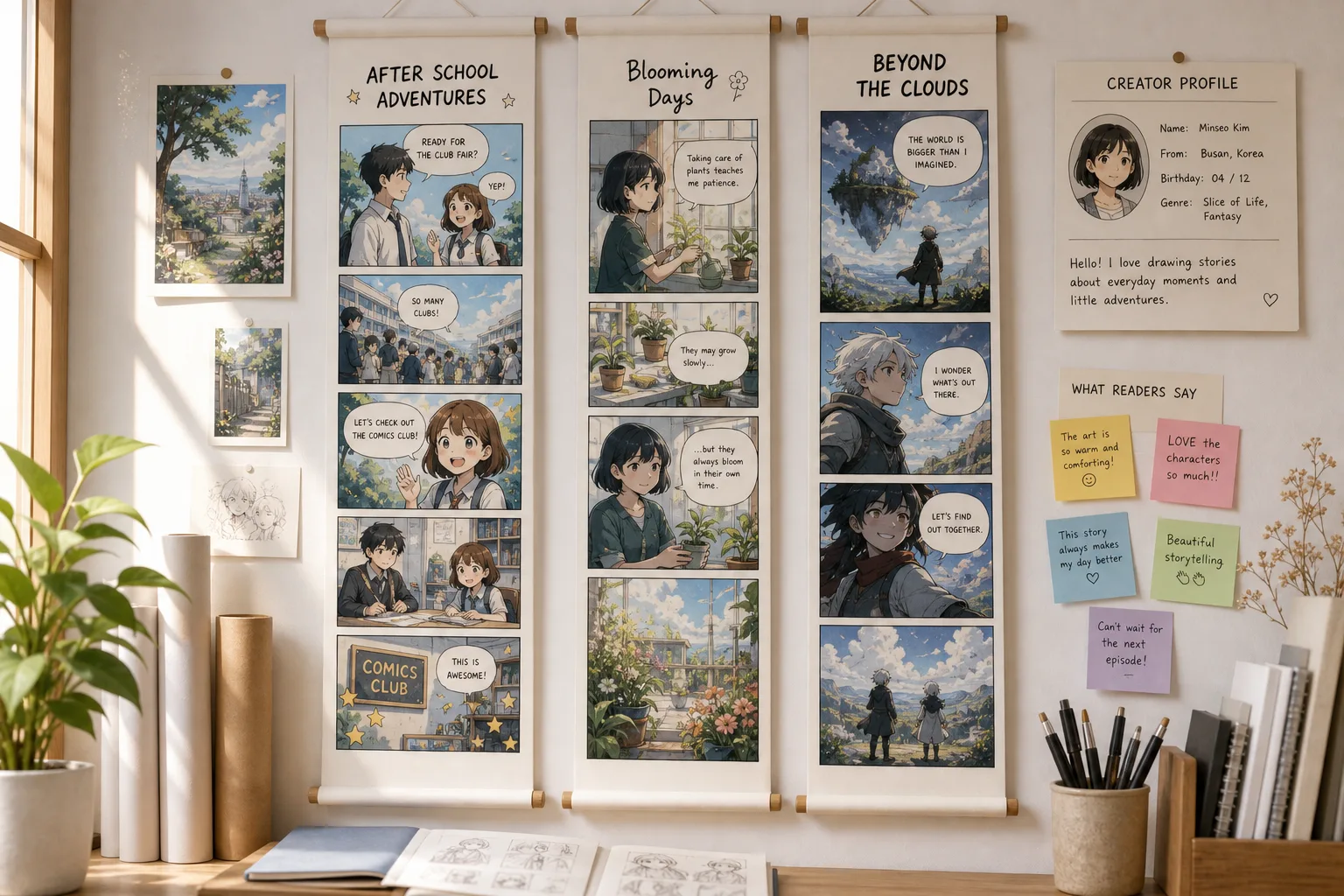 Apps Like WEBTOON inspired web comic software preview